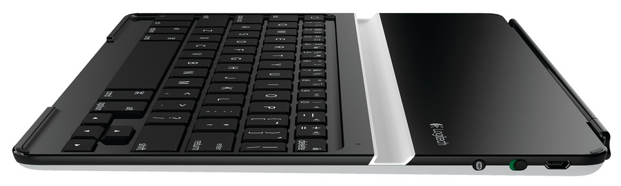 Logitech Ultrathin Keyboard Cover sideview