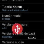 Samsung Galaxy S GT-I9000 Android 2.3.3 Romania Orange