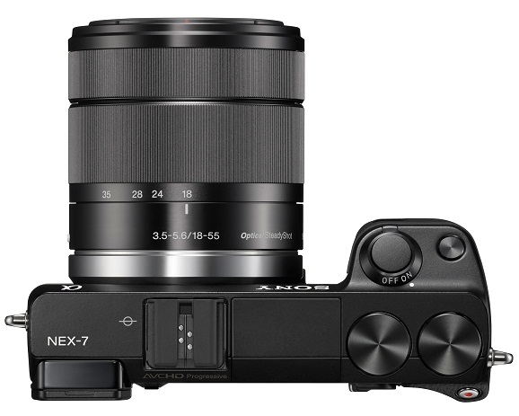 Sony Nex-7 top