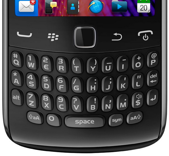 BlackBerry Curve 9360 keyboard