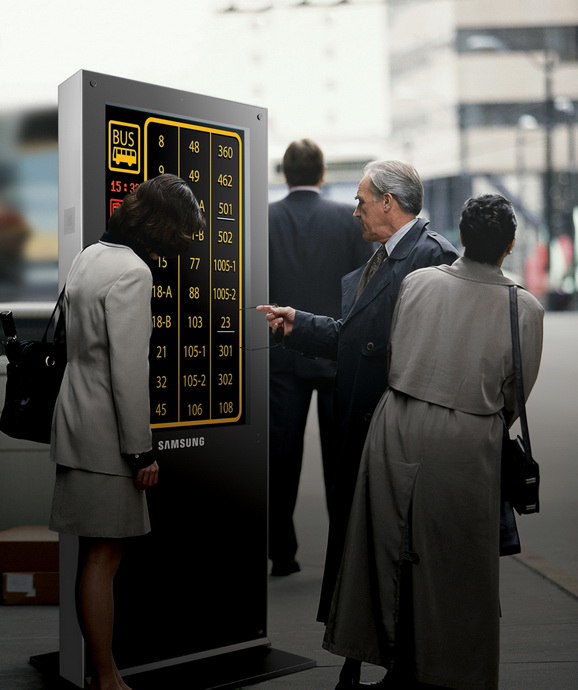 Samsung LFD in street