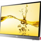 AOC 3D monitor d2357Ph side front with no stand