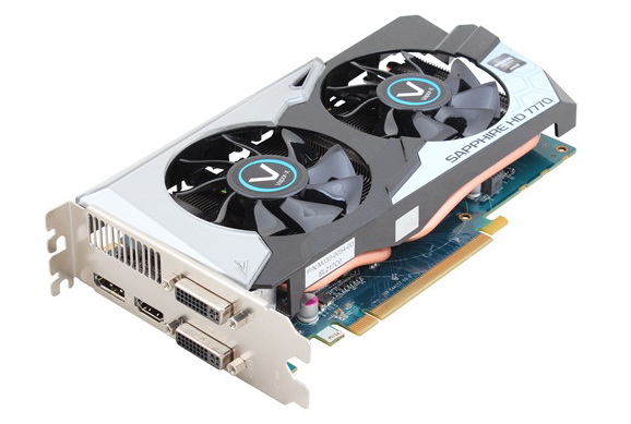 SAPPHIRE HD 7770 Vapor-X angle