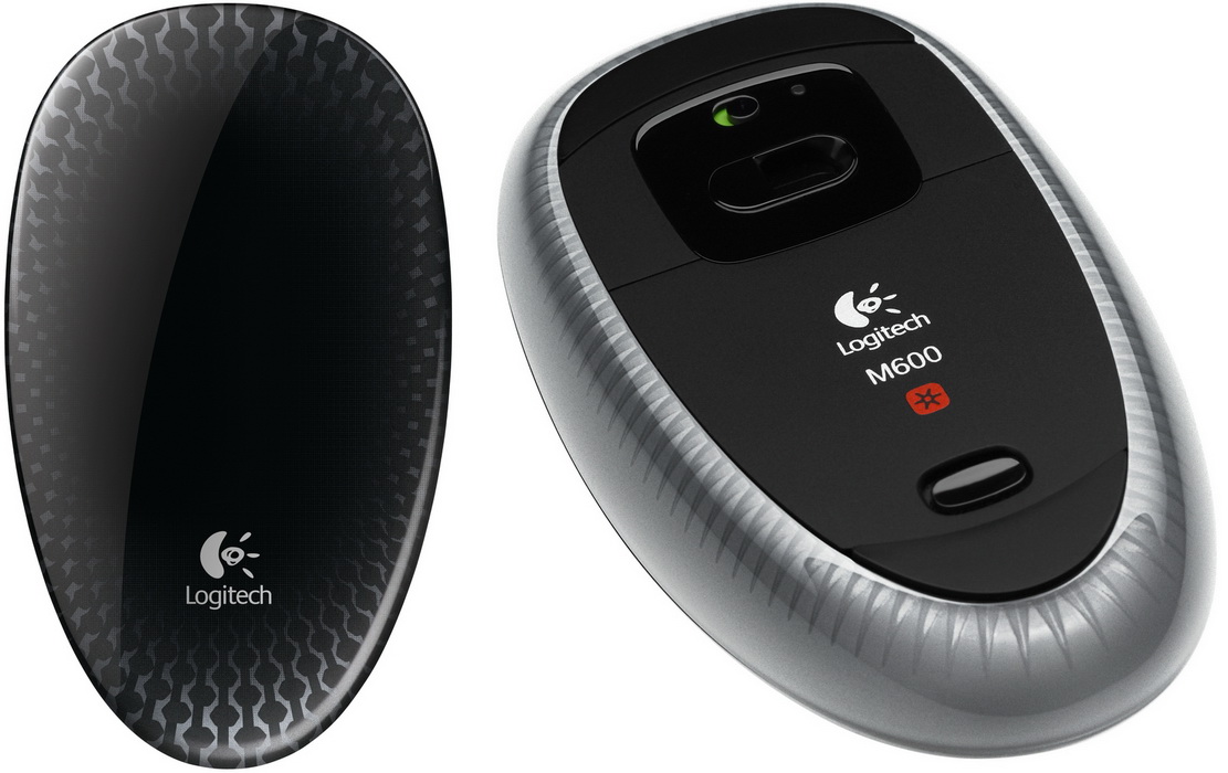 Logitech Touch Mouse M600 front back