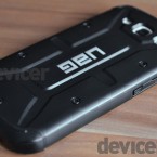 UAG URBAN ARMOR GEAR BLACK HARD CASE galaxy S III left side